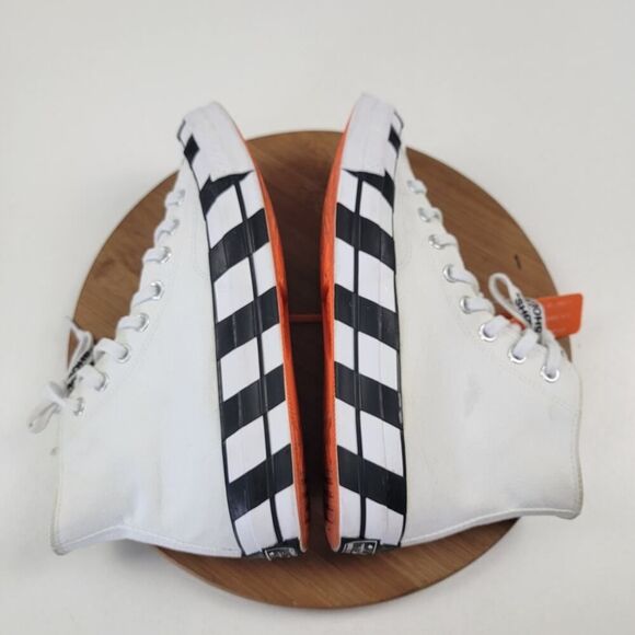 Converse Chuck Taylor All Star 70 Hi Off-White-163862C Virgil Abloh Mens Sz 8 - Picture 11 of 15